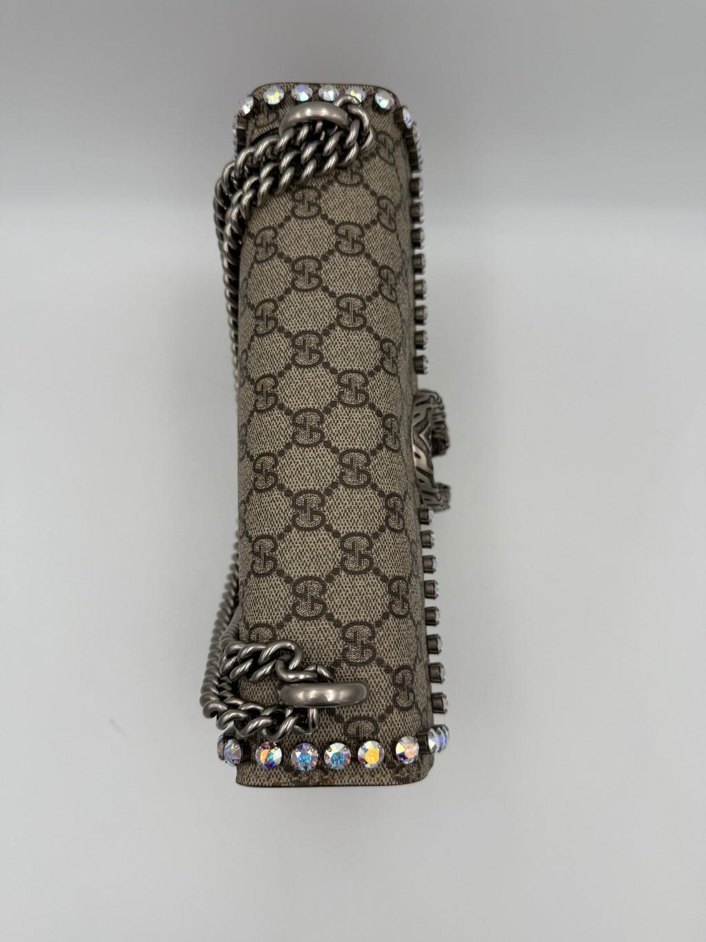 Borsa a mano Gucci DIONYSUS GG Supreme con Diamanti