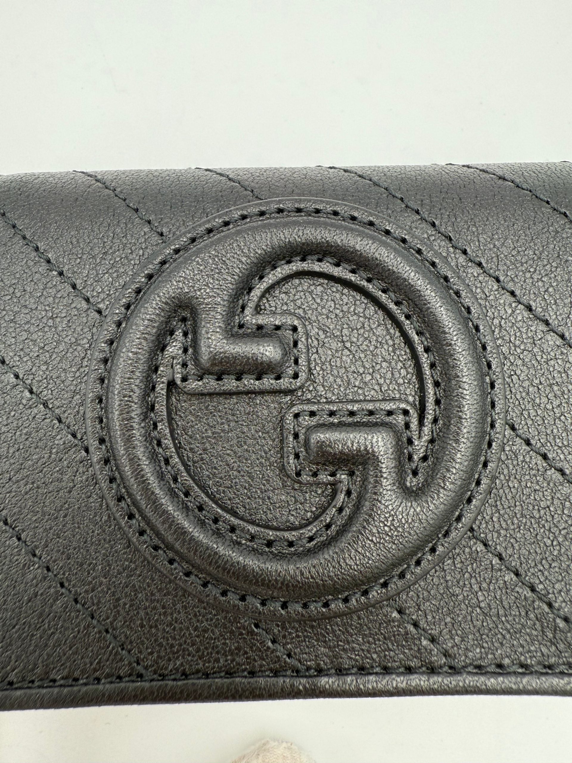 Gucci GUCCI GG BLONDIE Portafoglio compatto nero