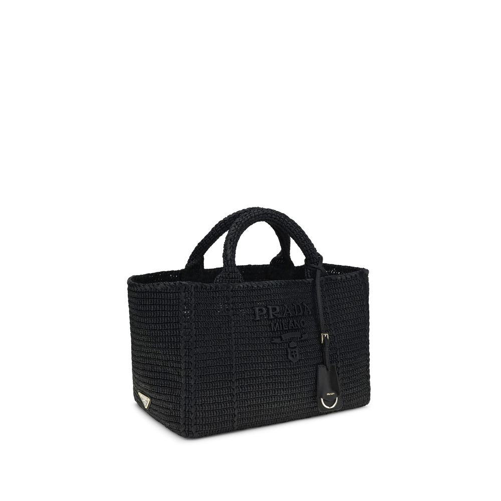 Borsa Prada Nera in Viscosa