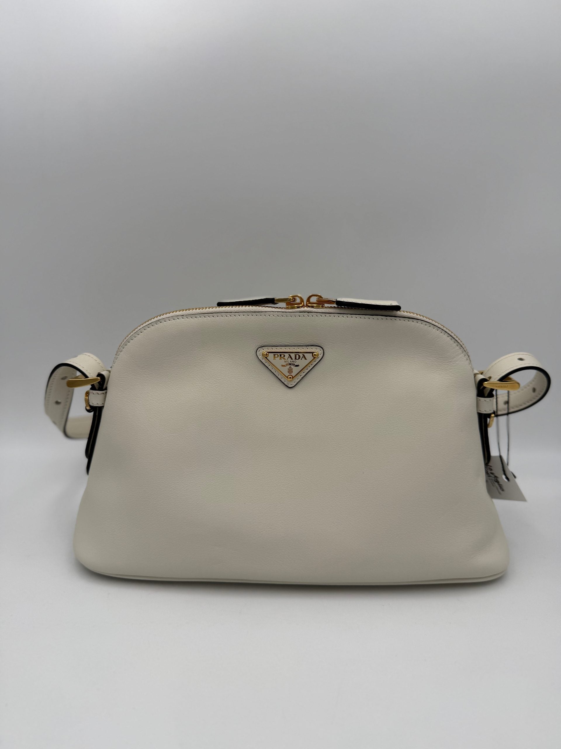 Prada PRADA Bauletto BOWLING in pelle Borsa a mano