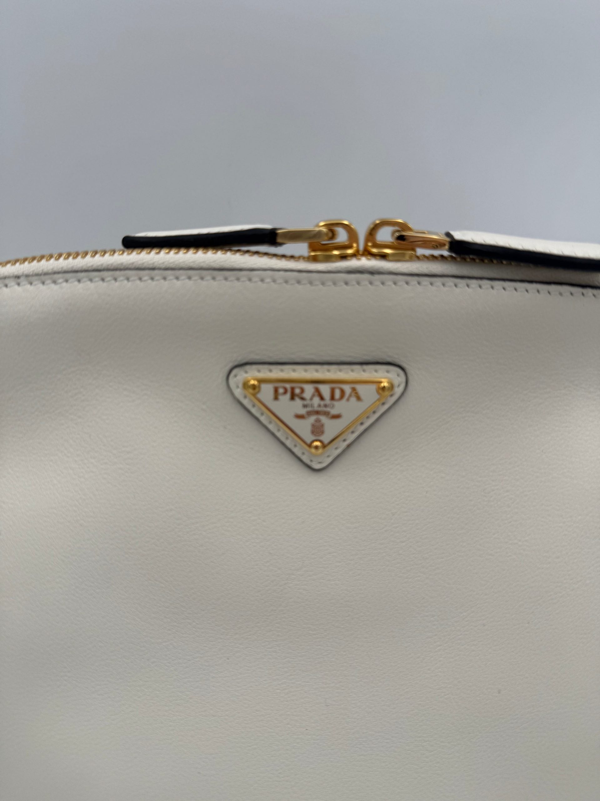 Prada PRADA Bauletto BOWLING in pelle Borsa a mano