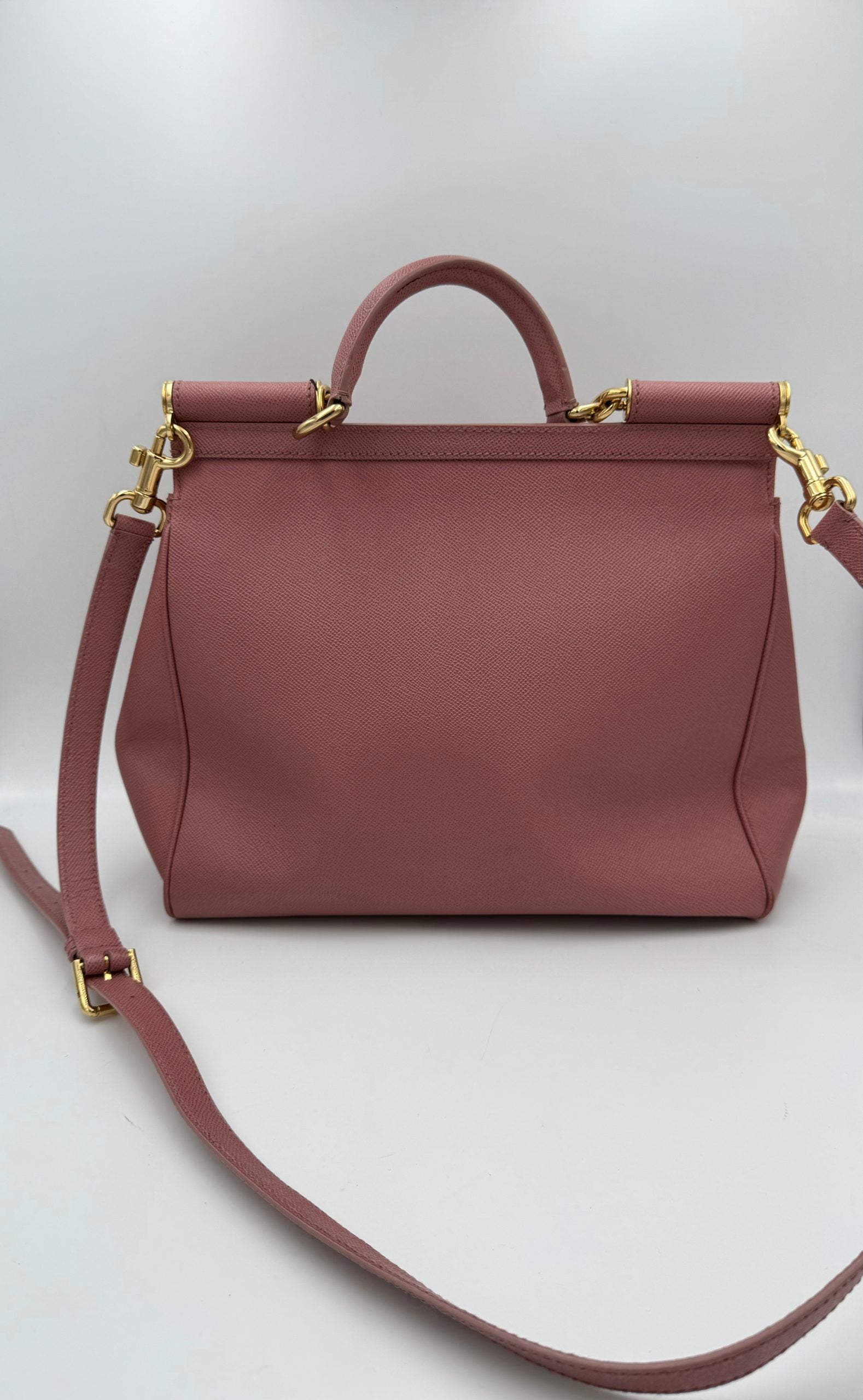 Dolce & Gabbana DOLCE & GABBANA SICILY Borsa a Mano Grande Rosa