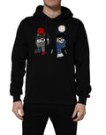Dolce & Gabbana #dgfamily Black Cotton Hooded Men Sweatshirt Sweater