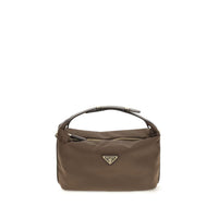 Prada Brown Recycled Polyamide Handbag