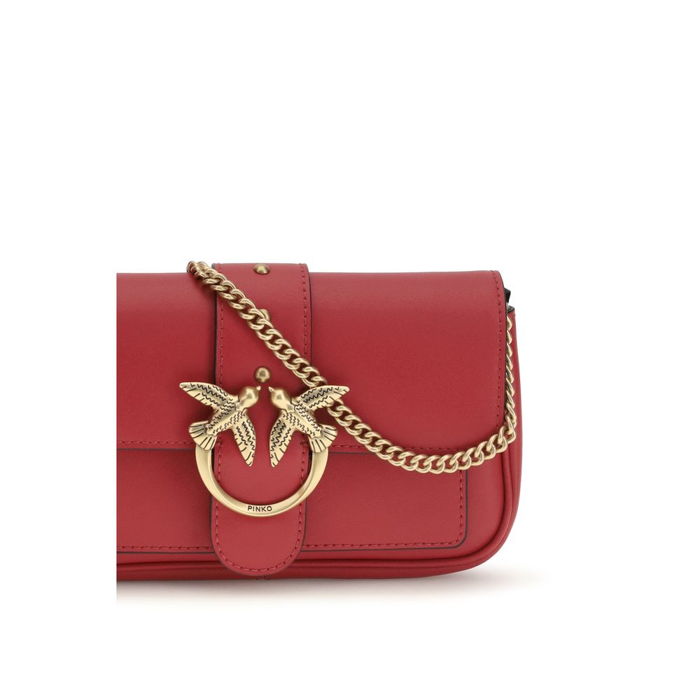 PINKO Multicolor Calf Leather Bos Taurus Shoulder Bag