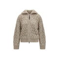 Brunello Cucinelli Beige Wool Oves Aries Cardigan