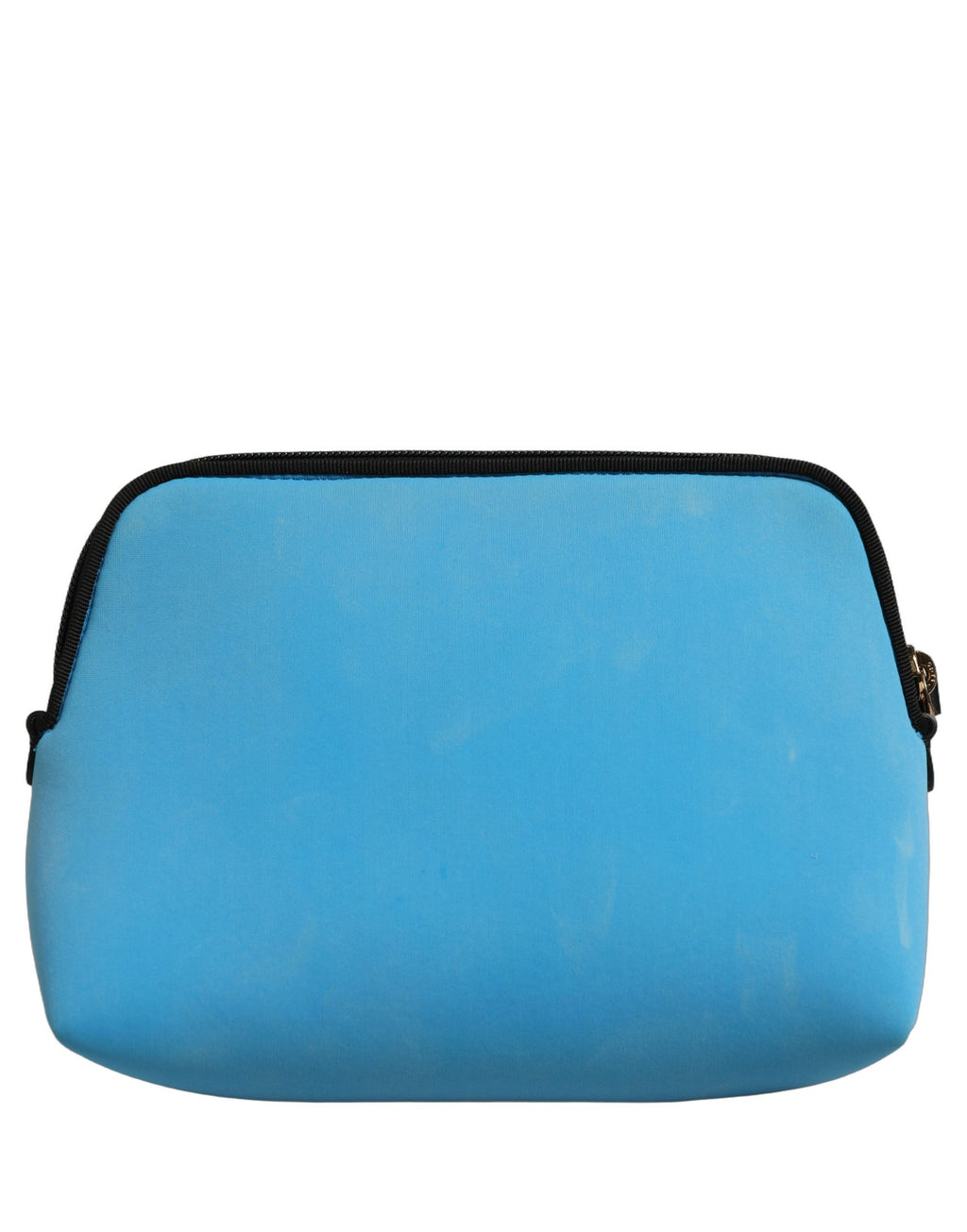 Dolce & Gabbana Blue Nylon DG Logo Print Clutch Zip Women Borse Pouch Bag