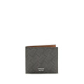 Ferragamo Gray Calf Leather Bos Taurus Wallet