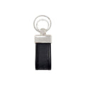 Alviero Martini Prima Classe Black Leather Keychain