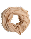 Dolce & Gabbana Beige Silk Wool Fringed Men Lace Stole Scarf