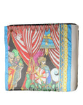 Dolce & Gabbana Multicolor Silk Printed Square Foulard Scarf