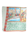 Dolce & Gabbana Multicolor Silk Printed Square Foulard Scarf