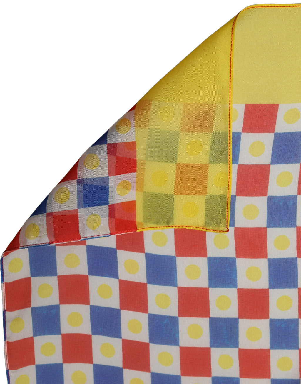 Dolce & Gabbana Multicolor Silk Carretto Foulard Scarf