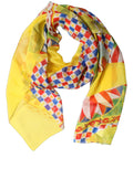 Dolce & Gabbana Multicolor Silk Carretto Foulard Scarf