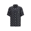 Dolce & Gabbana Black Silk Pattern Shirt