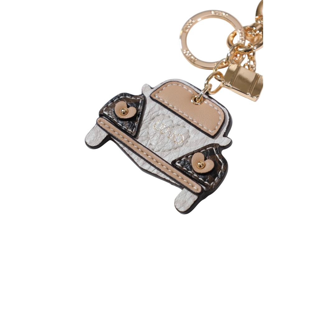Liu Jo Beige Polyethylene Keychain