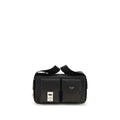 Ferragamo Black Calf Leather Bos Taurus Shoulder Bag
