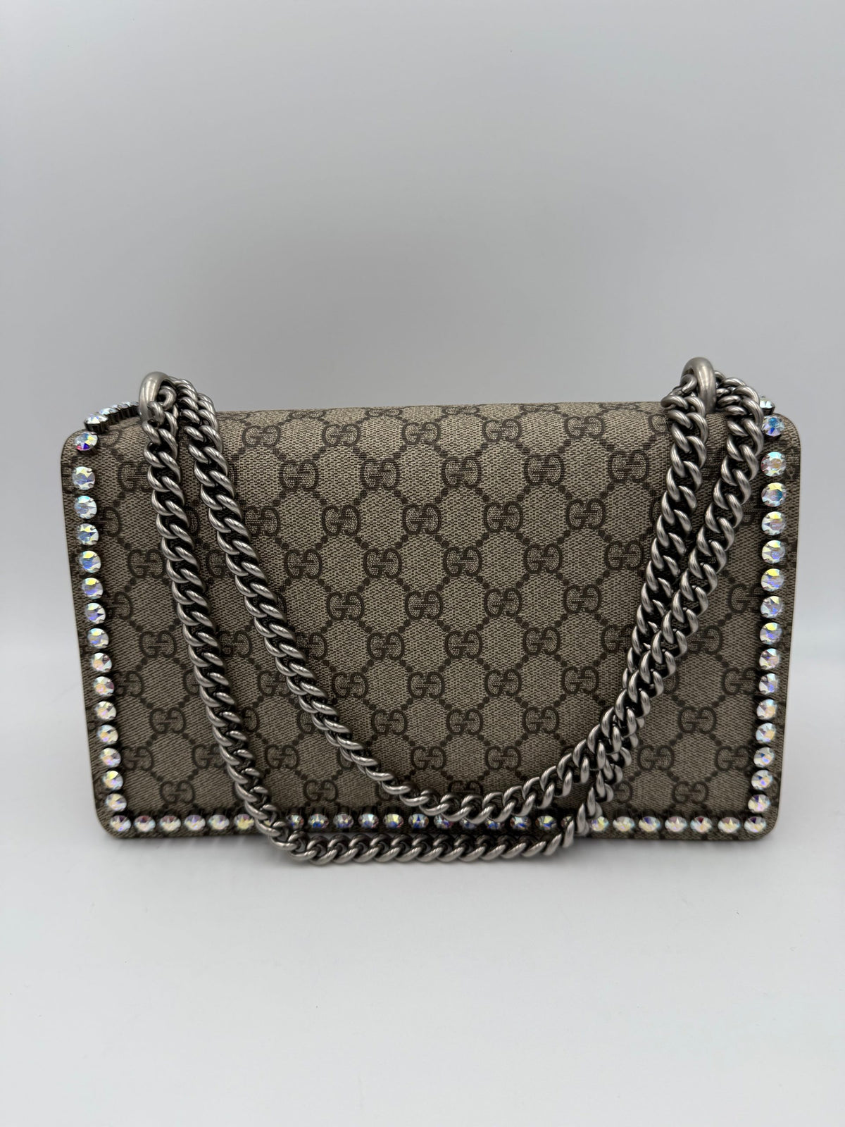 Gucci GUCCI DIONYSUS GG Supreme with Diamonds Handbag