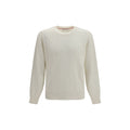 Brunello Cucinelli White Cashmere Sweater