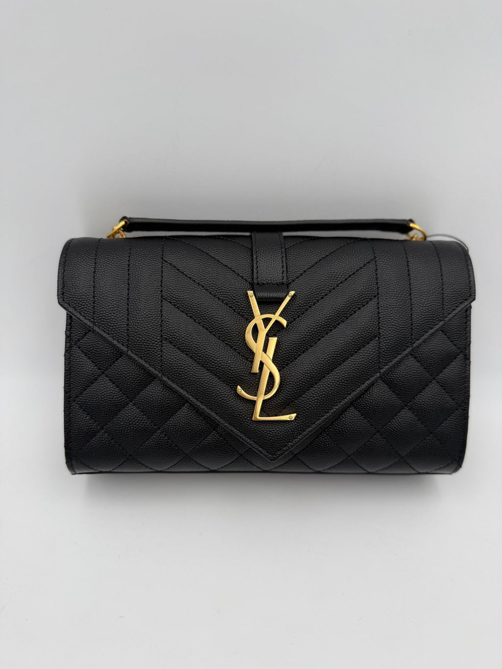 Saint Laurent Bicolor Leather Handbag