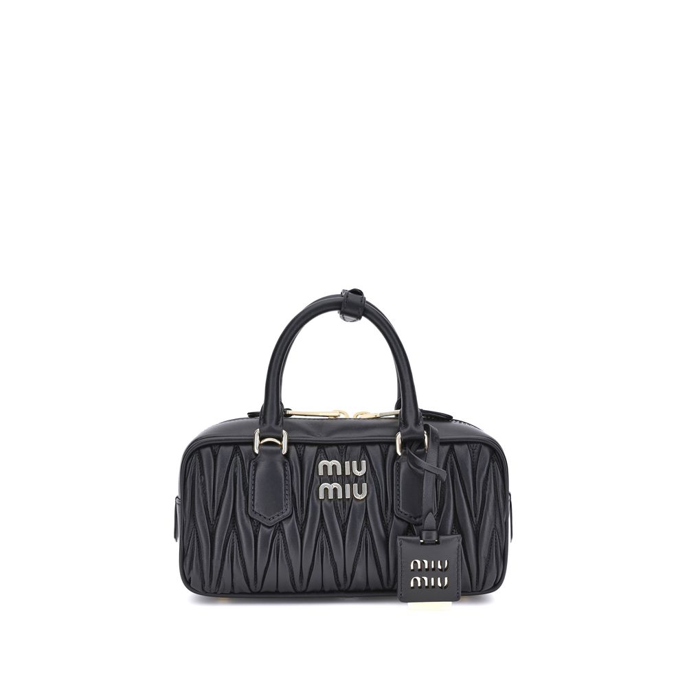 Miu Miu Black Lamb Ovis Aries Handbag