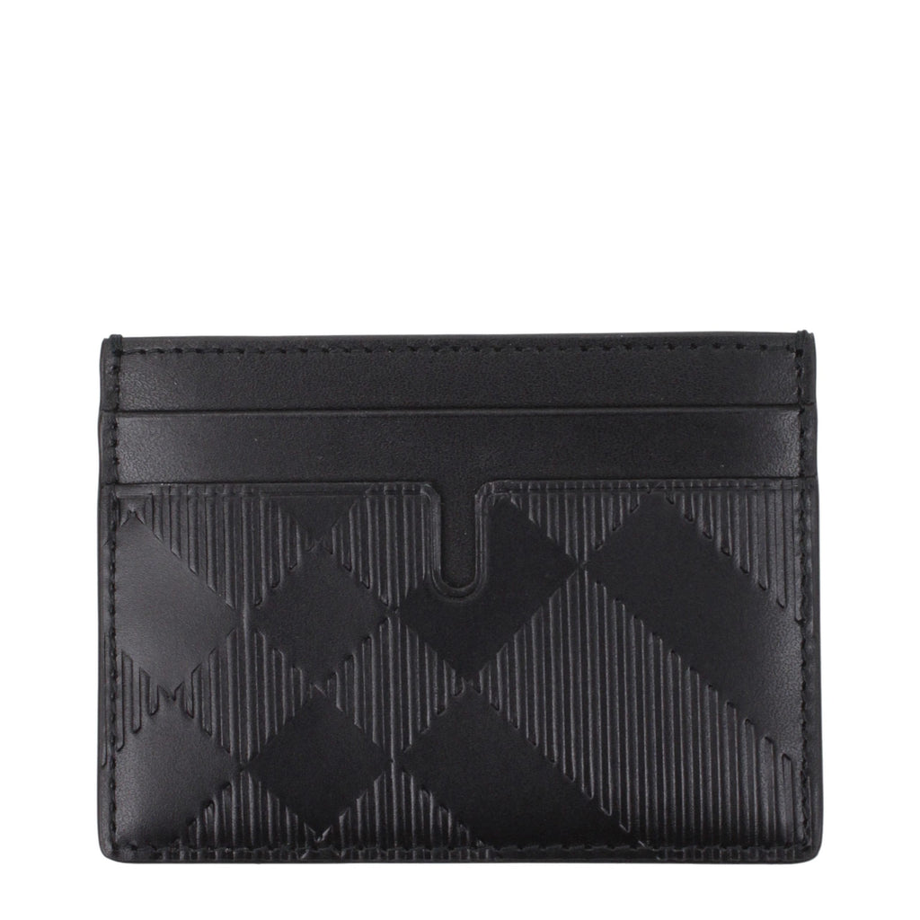 Burberry Black Leather Cardholder