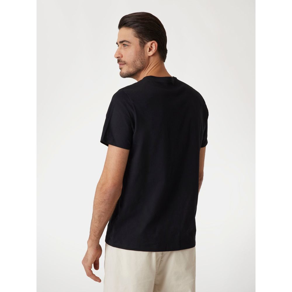 Guess Black Cotton T-Shirt