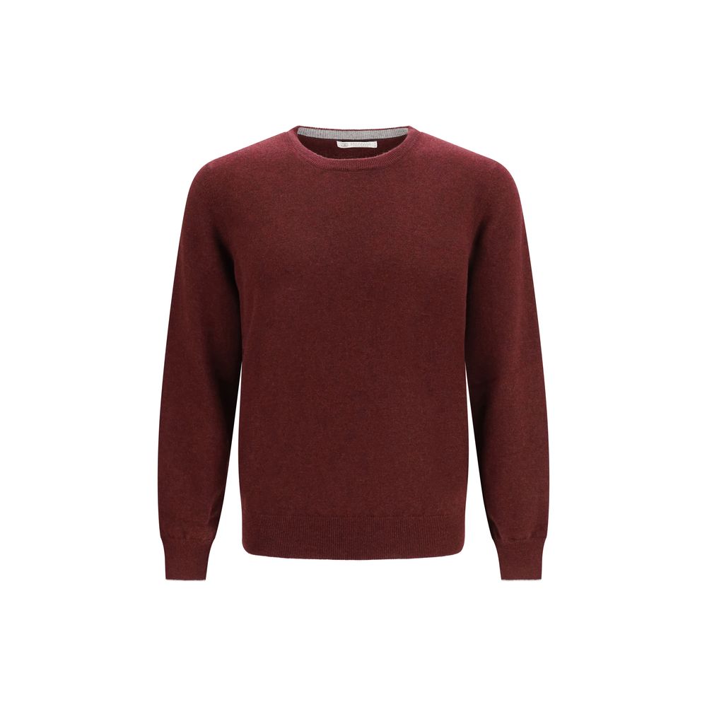 Brunello Cucinelli Bordeaux Cashmere Sweater