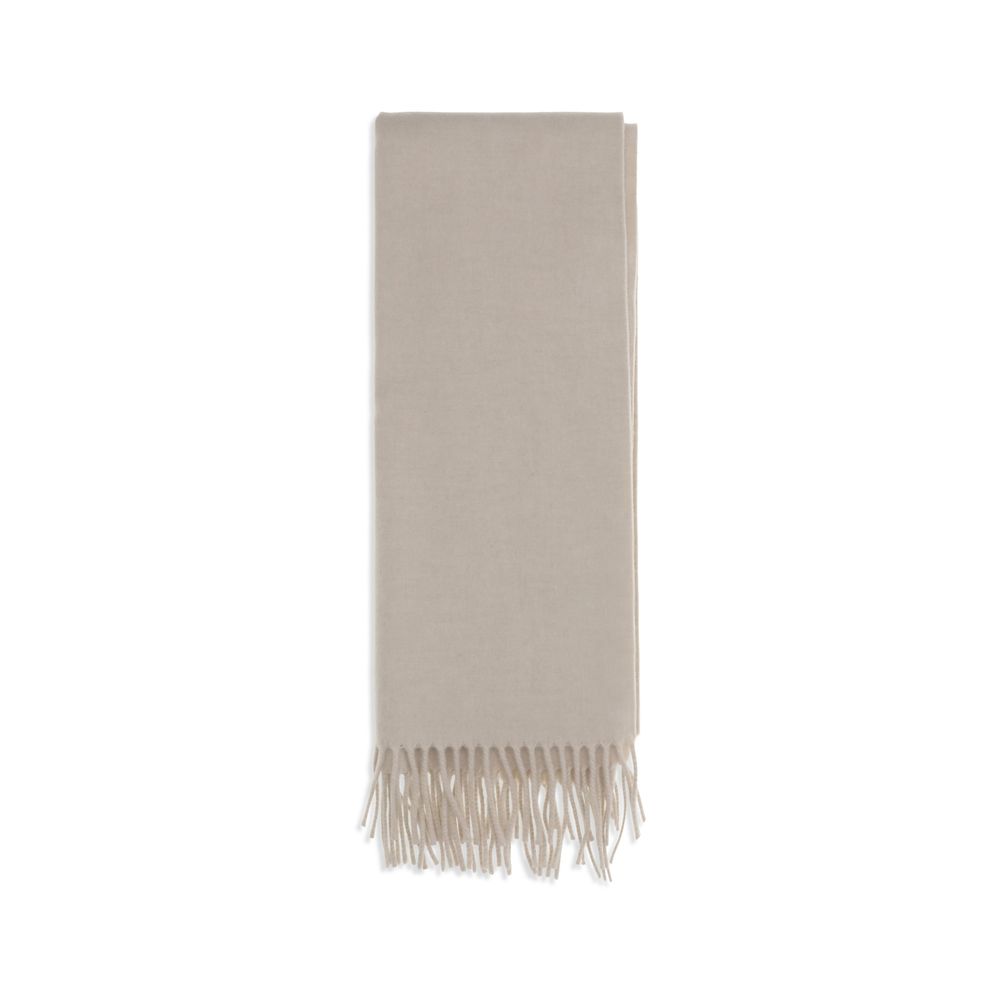 Brunello Cucinelli Beige Cashmere Scarf