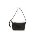 Miu Miu Black Suede Leather Shoulder Bag