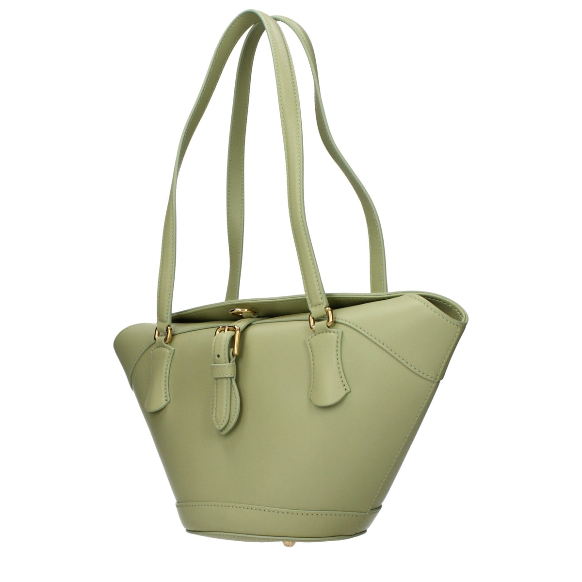 Dolce & Gabbana Green Leather Shoulder Bag