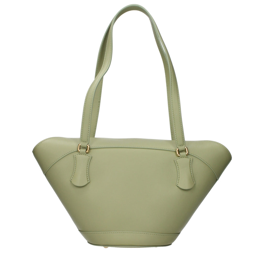 Dolce & Gabbana Green Leather Shoulder Bag