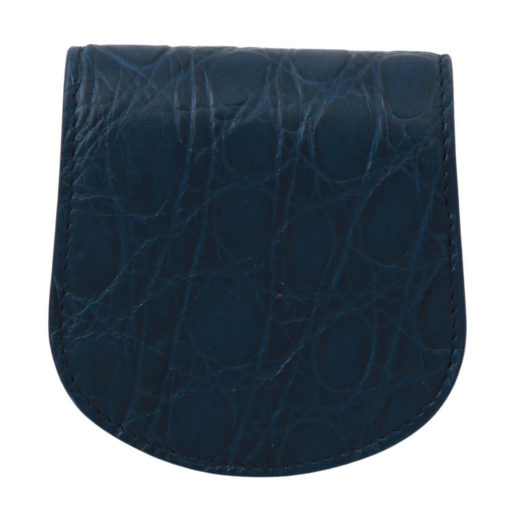 Dolce & Gabbana Custodia Portacondom Tascabile in Pelle Blu