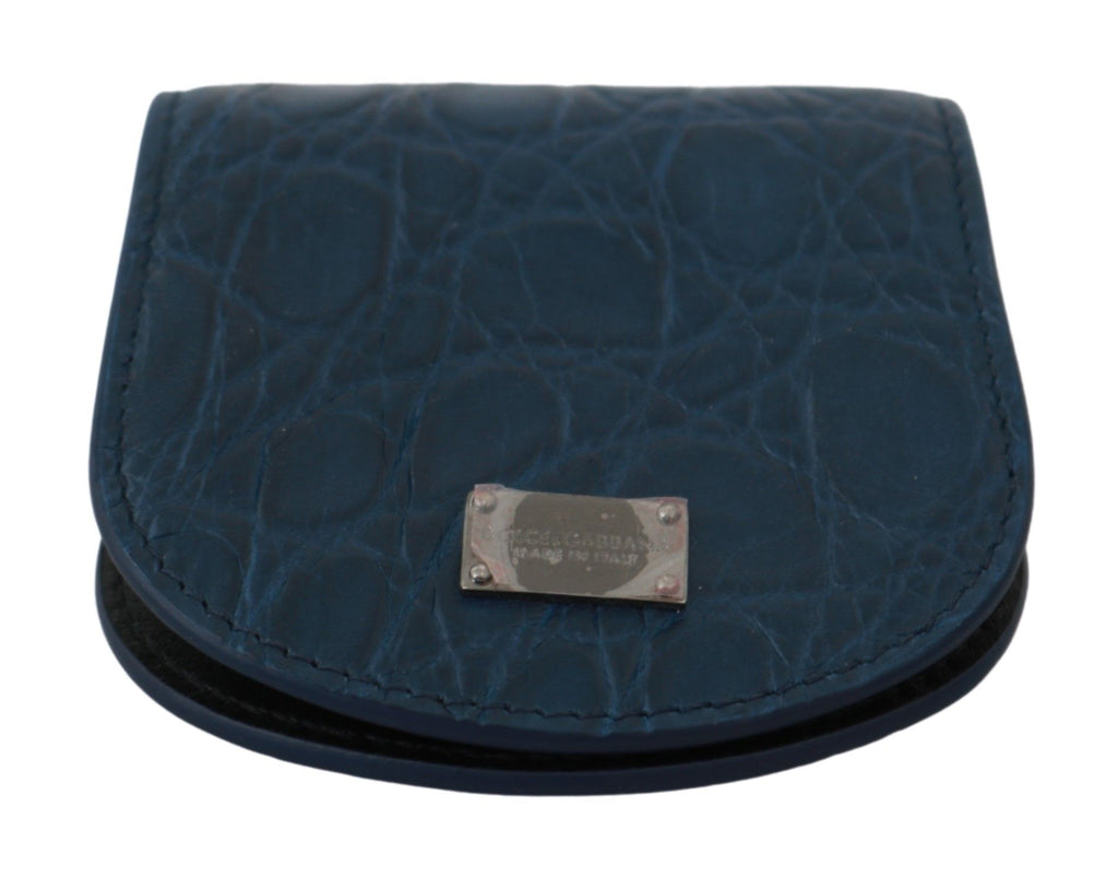 Dolce & Gabbana Custodia Portacondom Tascabile in Pelle Blu