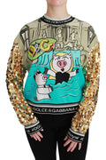 Maglione Dolce & Gabbana Anno del Maiale con paillettes