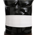 Dolce & Gabbana Fascia da smoking da uomo bianca in cotone