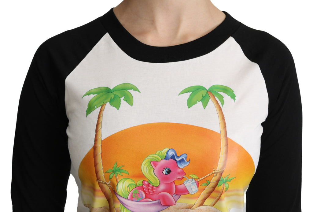Moschino T-shirt in cotone bianco My Little Pony Top T-shirt