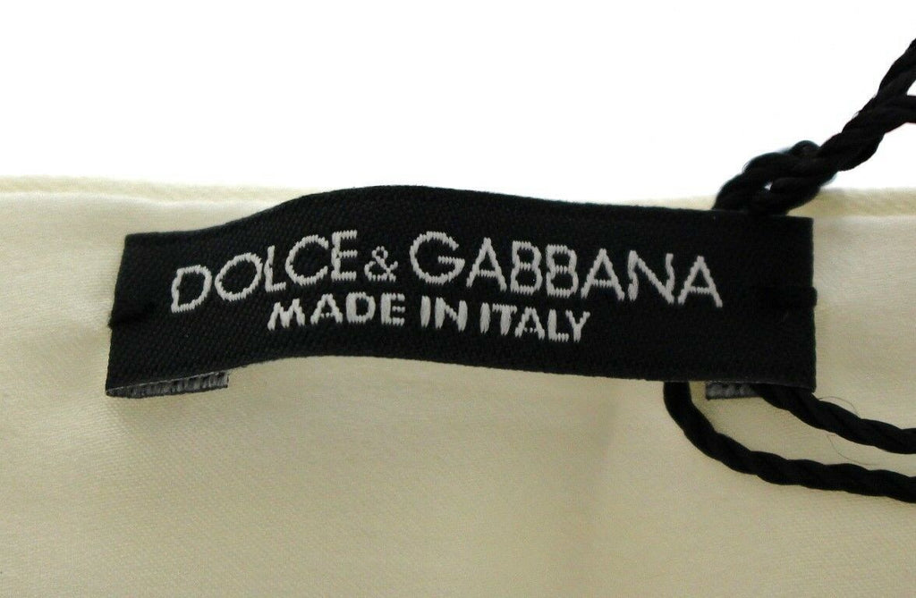 Cintura in seta bianca da smoking Dolce & Gabbana