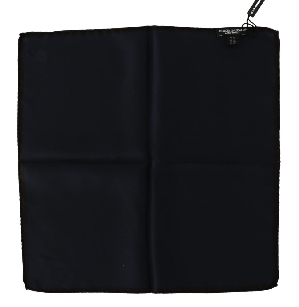 Foulard Quadrato Nero Dolce & Gabbana 100% Seta