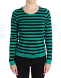 Maglione Dolce & Gabbana in Seta Cachemire Verde Nero