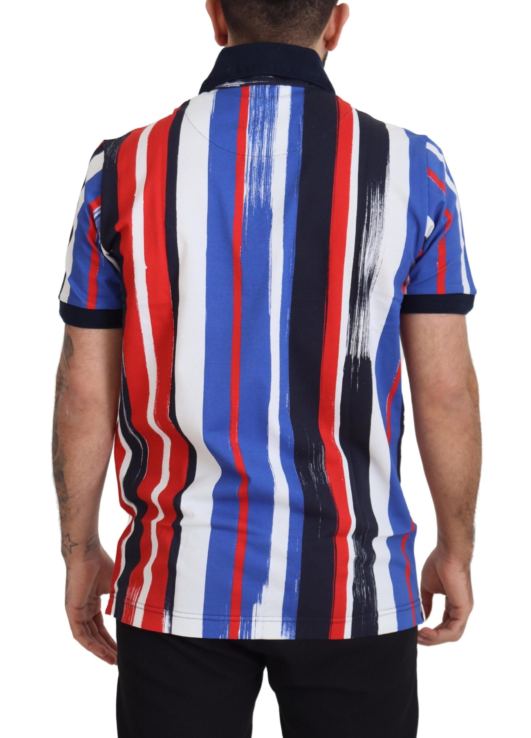 Dolce & Gabbana T-shirt Polo in Cotone Multicolor