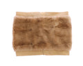 Sciarpa Foulard Dolce & Gabbana in pelliccia di visone beige