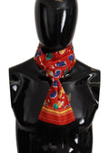 Dolce & Gabbana Multicolor DG Umbrellas Print Shawl Fringe Scarf