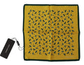 Fazzoletto Fazzoletto Da Uomo Quadrato Dolce & Gabbana Giallo Con Logo DG Stampato