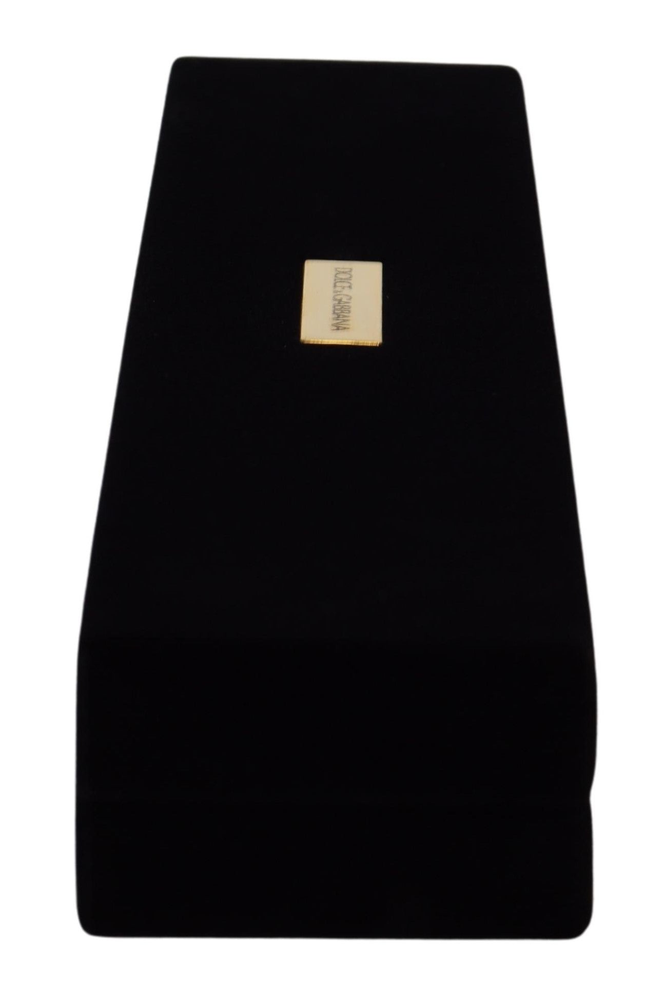 Dolce & Gabbana Cofanetto Portagioie Bracciale in Velluto Nero con Logo
