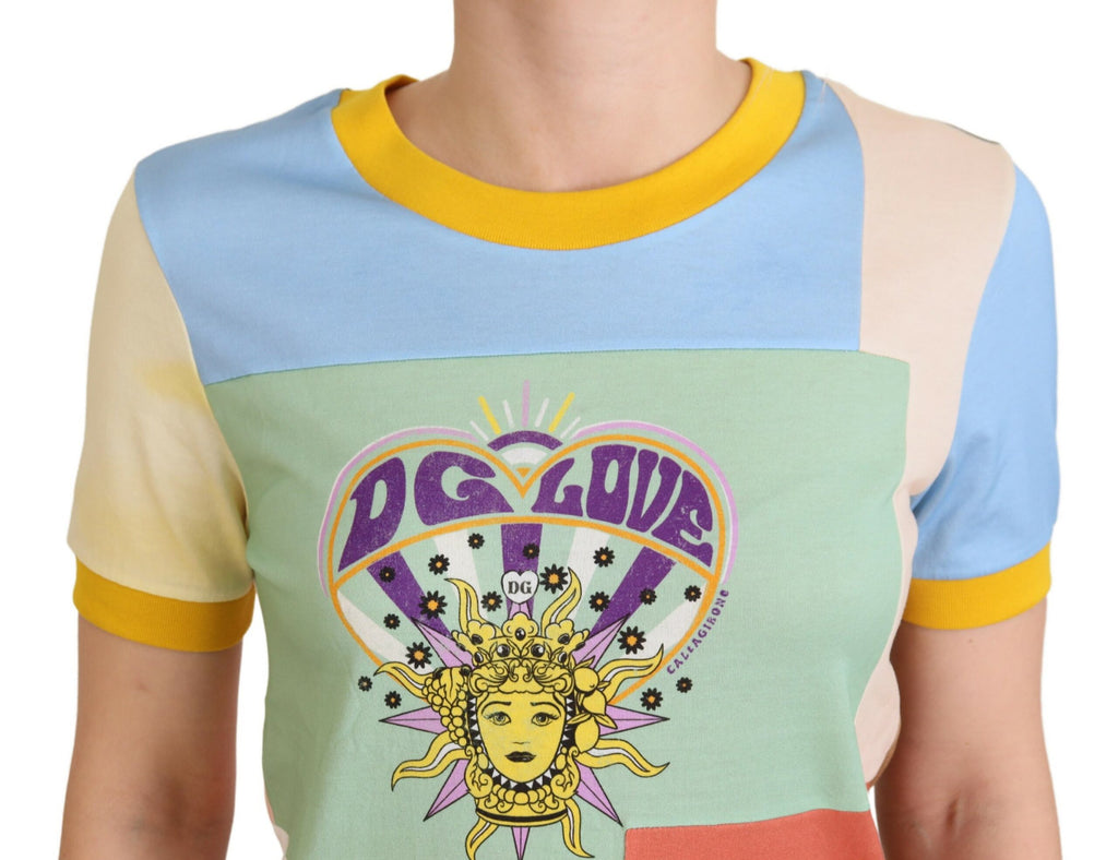 Dolce & Gabbana Multicolore Cotone DG Love Patchwork