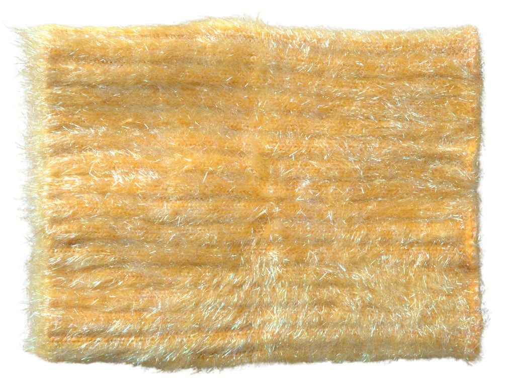 Dolce & Gabbana Sciarpa Scaldacollo in Poliestere Giallo e Mohair