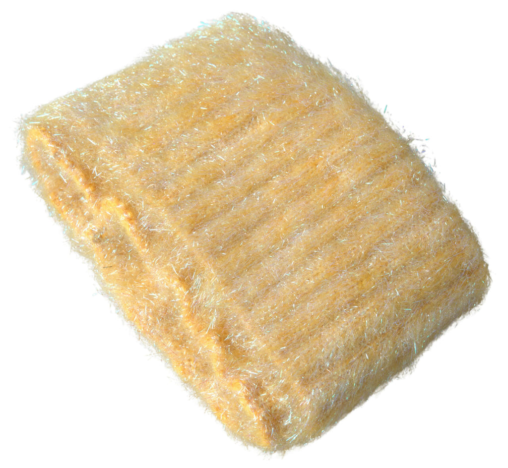 Dolce & Gabbana Sciarpa Scaldacollo in Poliestere Giallo e Mohair