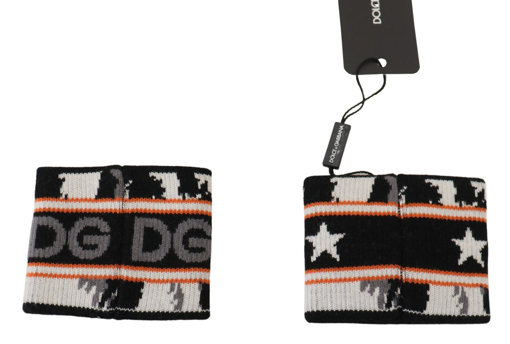 Completo due pezzi Dolce & Gabbana arancione e grigio Polsino DG Royal