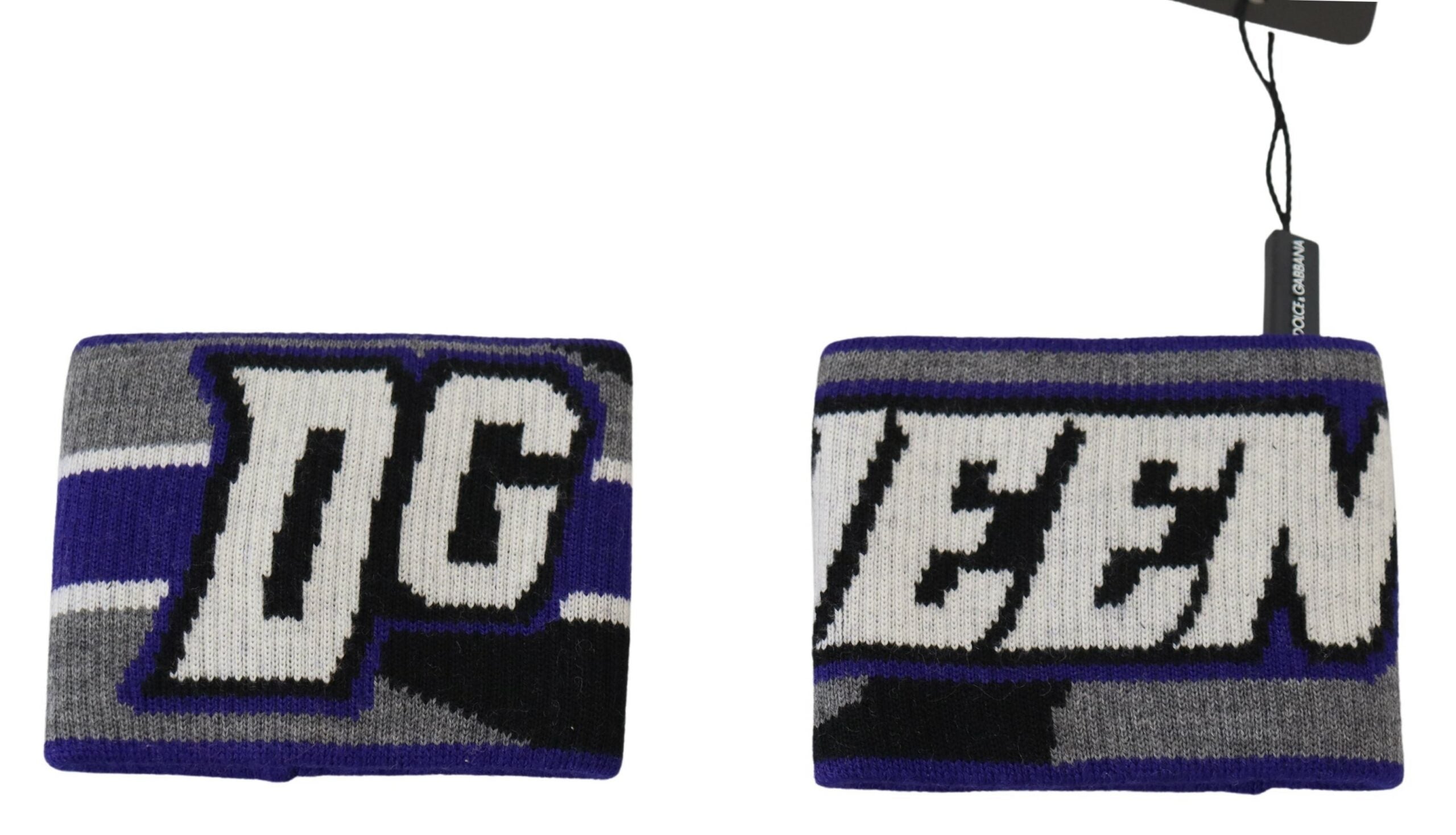 Dolce & Gabbana Set Due Pezzi con Logo Viola e Bracciale